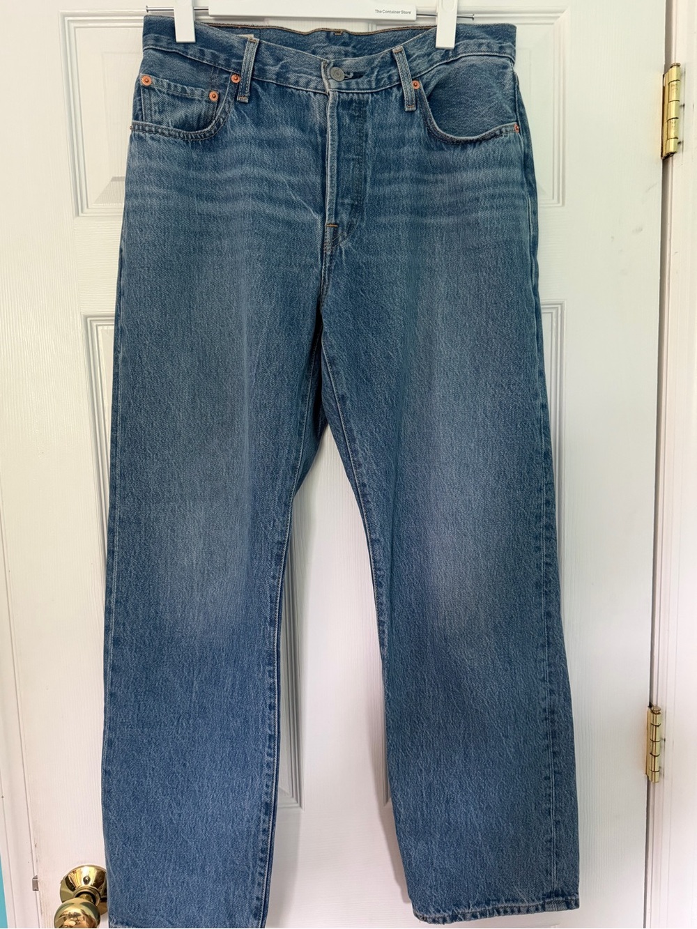 Levi Women’s Blue Straight-Leg Jeans
